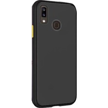 Kılıfist Samsung Galaxy A10S Kılıf Zore Fri Mat Silikon Siyah