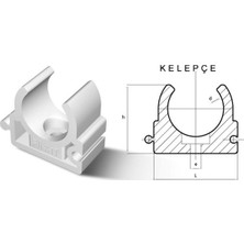 Fırat Pprc 25 mm Tekli Kelepçe