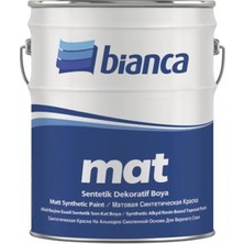 Bianca Sentetik Mat Boya 15 lt 9003 Beyaz