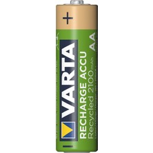 Varta Recharge Accu Recycled Aa 2100 Mah Şarjlı Kalem Pil 4'lü