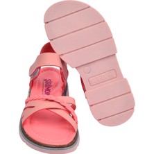 Kiko Şb 2469 78  Kız Çocuk Sandalet Terlik Somon
