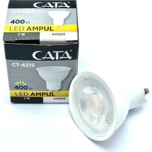 Cata Ct-4215 7w Led Ampul (Gu10) Amber Işık