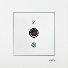 Viko Karre Uydu Prizi F Konektörlü Sonlu (Çerçeve Dahil)