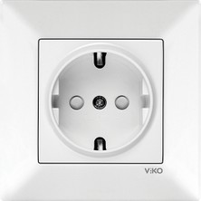 Viko Meridian Çocuk Korumalı Topraklı Priz Çerçeve Dahil