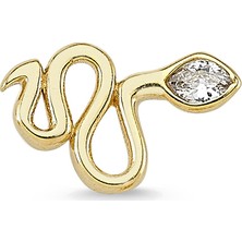 Altınsepeti Altın Yılanlı Tragus Küpe AS17PC