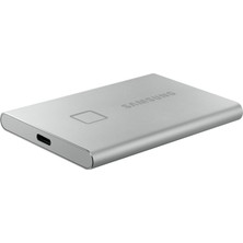 Samsung T7 Touch 500GB USB 3.2 Gen 2 Taşınabilir SSD Gümüş MU-PC500S/WW
