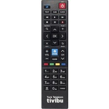 Tayfun Türk Telekom Tivibu Kumandası - Mavi Ev Tuşlu Model