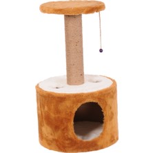 Cat Hause Kedi Tırmalama Platformu Silindir Kahverengi 72 cm