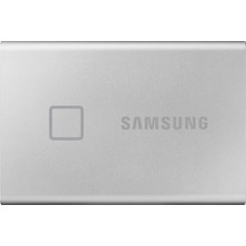 Samsung T7 Touch 500GB USB 3.2 Gen 2 Taşınabilir SSD Gümüş MU-PC500S/WW