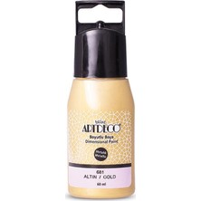 Artdeco 681 Metalik Boyutlu Boya 60 ml Altın