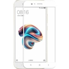 Gpack Xiaomi Mi 5x Esnek Full Kapatan Fiber Nano Ekran Koruma Beyaz