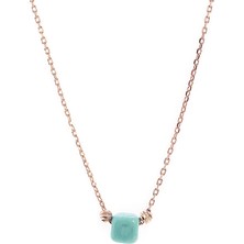 By Barun Mavi Kareli Kolye Rose