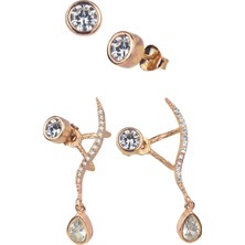 By Barun Esli Damla Küpe Rose