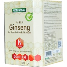 Aksu Vital Arı Sütü Ginseng Polen Bal Karışımı 220 gr