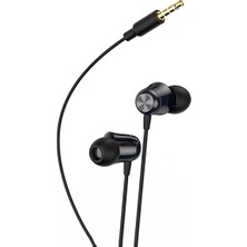 Baseus Encok H13 3.5mm Jack Mikrofonlu Kulak İçi Kulaklık Auriculares Fone De Ouvido Siyah - NGH13-01