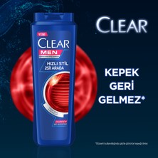Clear Men Hızlı Stil 2si1 Arada Şampuan 600ml x4