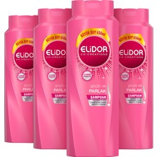 Elidor Güçlü ve Parlak Saç Bakım Şampuanı 650ml x4