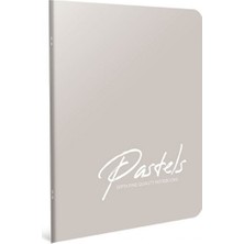 Gıpta Pastels Kareli Defter 40 Yaprak A4 Boyutlu Kahve
