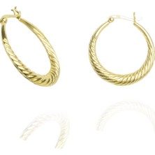 By Barun Halka Küpe - Sarı