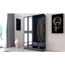 Kamer Antrasit 2 Kapılı Portmanto