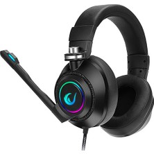 Rampage RM-K20 Amaze Siyah USB 7.1 Noice Cancelling Mic RGB Ledli Oyuncu Mikrofonlu Kulaklık