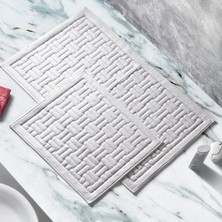 Alanur Home Domino Cotton 2'li Paspas Krem