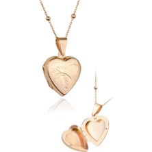 By Barun Kalpli Resimlik Kolye Rose