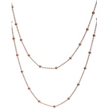 By Barun Ince Toplu Kolye Rose