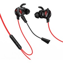 Baseus Gamo H15 3.5mm Mikrofonlu Pubg Oyuncu Kulaklığı Kırmızı