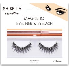 Shibella Cosmetics Manyetik Eyeliner ve Manyetik Takma Kirpik Must Have Serisi- Charm