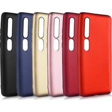 Case 4U Xiaomi Mi 10 Kılıf Klasik Mat Renkli Yumuşak Premier Silikon Siyah