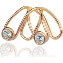 By Barun Kıkırdak Küpe Rose