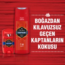 Old Spice Duş Jeli & Şampuan 400 ml + Deo Stick 50 ml x 2 Captain