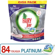 Fairy Professional 84 Yıkama Platinum Bulaşık Makinesi Deterjanı Kapsülü PGP