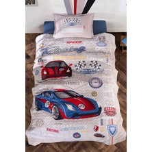 Clasy Capitoneli Garage V1 Mavi Tek Kişilik Dört Mevsim Set