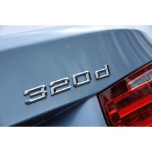 Bmw Depo Bmw 320D 3D Logo Yazı