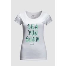 Jack Wolfskin Sea You Soon T Kadın T-shirt 1806392-5018