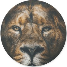 Wuw Aslan Yuvarlak Mouse Pad