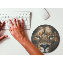 Wuw Aslan Yuvarlak Mouse Pad