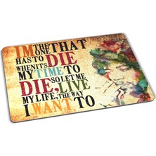 Wuw Let Me Live My Life Mouse Pad