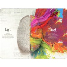 Wuw Right And Left Side Of Brain Mouse Pad