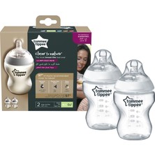 Tommee Tippee PP Closer to Nature Biberon, 260 ml x 2 - Beyaz