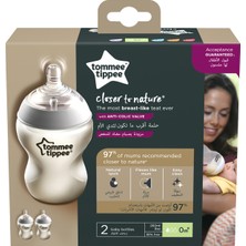 Tommee Tippee PP Closer to Nature Biberon, 260 ml x 2 - Beyaz