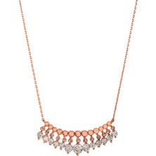 By Barun Beyaz Safirli Kolye Rose