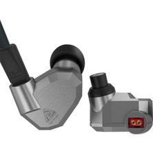 KZ ZS5 Quad Driver HiFi Kulak İçi Kulaklık Gri