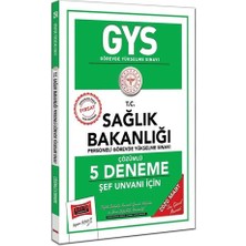 Yargı Yayınevi 2020 GYS T.C. S Sağlık Bakanlığı Şef Unvanı İçin Çözümlü 5 Deneme