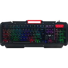 Everest KB-R800 Metafor RGB Q Metal Yüzey Oyuncu Klavye