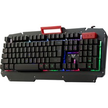 Everest KB-R800 Metafor RGB Q Metal Yüzey Oyuncu Klavye