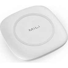 Mili Magic Plus 7.5W Kablosuz Wireless Şarj Cihazı - Beyaz