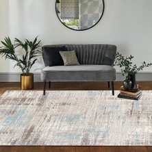 Halı Home Halı Orkis Koleksiyonu 9707A Kemik Modern Halı 150 x 233 cm